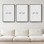 Framed Modern Luxury Large Wall Art - Image 3