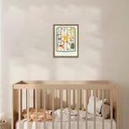 Framed Nursery Wall Art, Kids Inspirational Quote Canvas Wall Decor, Cute - Image 5