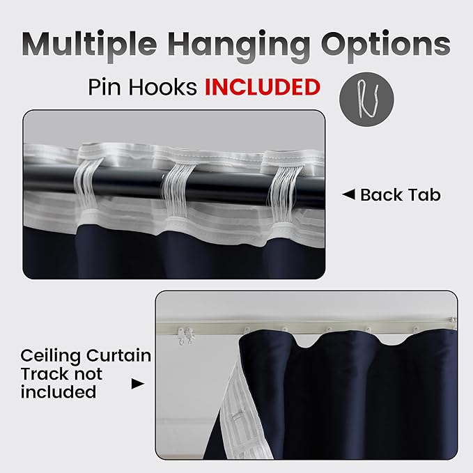 Extra Wide Room Room Divider Curtains - Image 2
