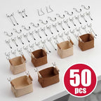 Spampur Peg Board, 4 Pack Metal PegBoard Organizer - Image 4