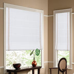 Cordless Roman Shades for Windows, Fabric Insulated Thermal Roman Blinds for - Image 5