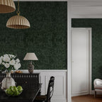Abyssaly Dark Green Peel and Stick Wallpaper - Image 9