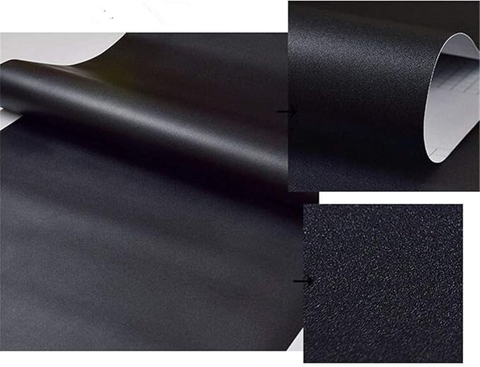 Yancorp 24"x120"Matte Black Contact Paper Peel and Stick Wallpaper Solid Teal - Image 5