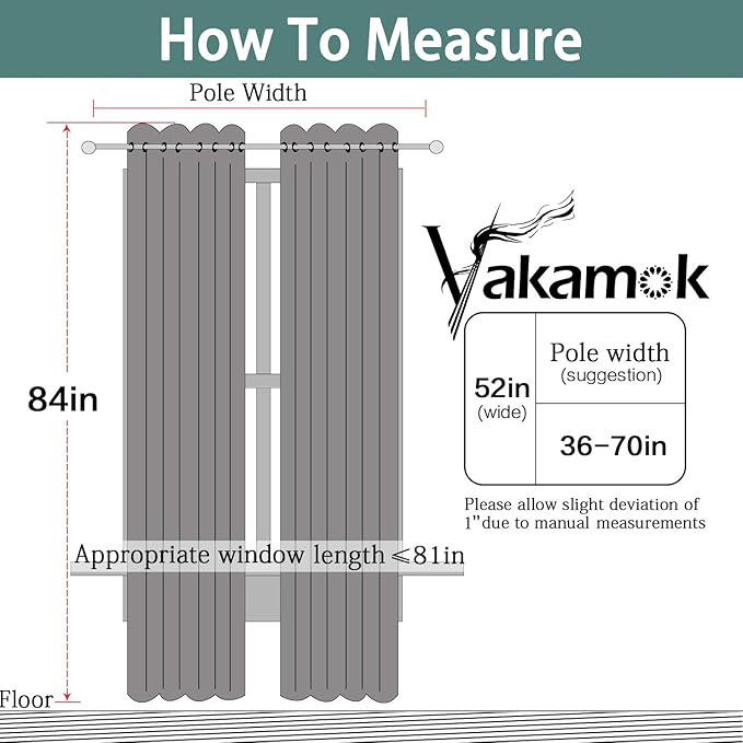 Yakamok 100% Cream Blackout Curtains - Image 8