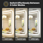 30x36 Inch LED Bathroom Mirror - Image 4