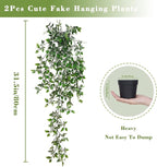 BLEUM CADE Fake Hanging Plants, Faux Mandala Vines Hanging Plant Greenery - Image 6