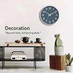 Roymnie Wall Clock 10 Inch Silent Wall Clocks Battery Operated-Modern Non - Image 5