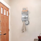 BTY Mail Sorter Wall Mounted, Wooden Mail Holder - Image 6