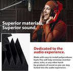 FONESO 52 Pack 1"×12"×12" Wedge Acoustic Foam Panels, High Density Soundproof - Image 5