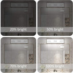 Ralbay Dimmable LED Vanity Light Modern 3 Light Acrylic Stainless Steel - Image 6