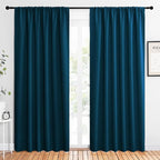 NICETOWN 2 Panels Blackout Curtains, Rod Pocket Thermal Insulated Drapes 84 by NICETOWN