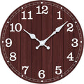 Wall Clock, Modern Wall Clocks Battery Operated, Silent Non Ticking Small by wallclock
