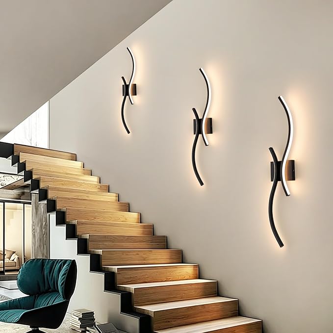 CANEOE Modern LED Wall Sconce Set of Two, 3000K Warm White Led Wall Light - Image 8