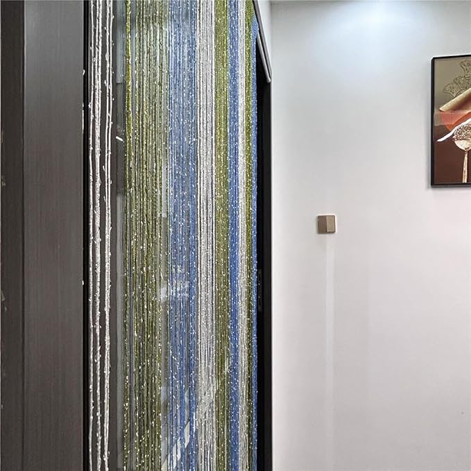 ave split Decorative Door String Curtain Wall Panel Fringe Window Room Blind - Image 4