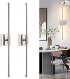 Morauroral Battery Operated Wall Sconces Set of 2, Dimmable Battery Wall Sconce by Morauroral