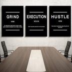 Framed Canvas Wall Art Success Quote, Office Wall Art, Positive Motivational - Image 2