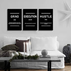 Framed Canvas Wall Art Success Quote, Office Wall Art, Positive Motivational - Image 6