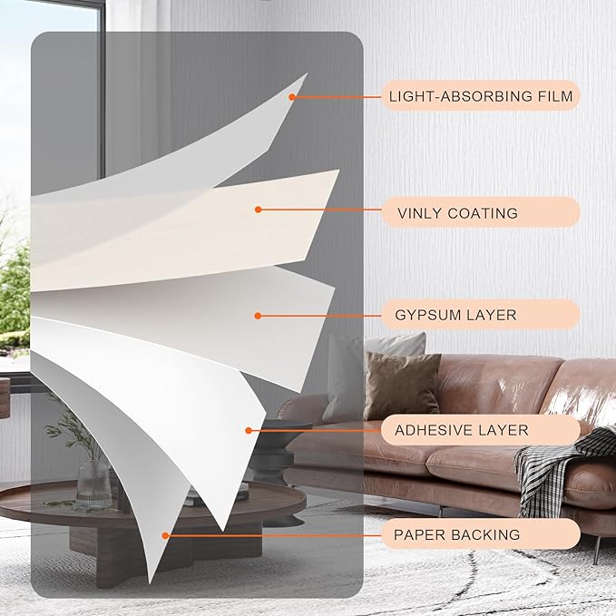 Grasscloth Peel and Stick Wallpaper 20.8"x394" Light Gray Thick Fabric Textured - Image 4