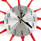 16 Inch Cutlery Kitchen Wall Clocks - Image 3