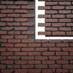 EverStone Aged Brick Faux Brick Panel, 46 7/8"W x 27"H x 1 1/4"D, Heath Color - Image 9