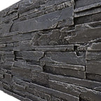 EverStone Cascade Faux Stone Panel, 48 5/8"W x 24 3/4"H x 1 1/4"D, Dark River - Image 7