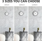 Wall Clock, 8inch Modern Silent Non-Ticking Wall Clocks Battery Operated - Image 9