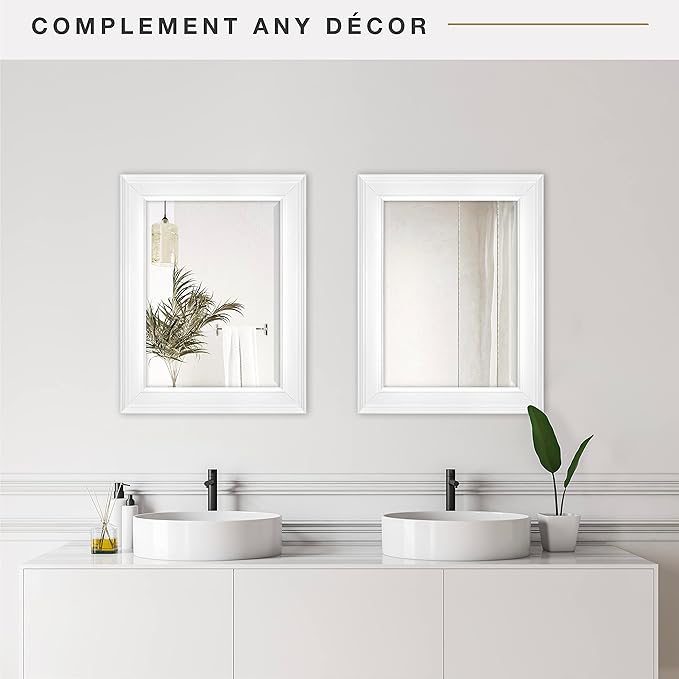 MCS 15 x21 Inch Wall Mirror, 21x27 Inch Overall Size - Image 5
