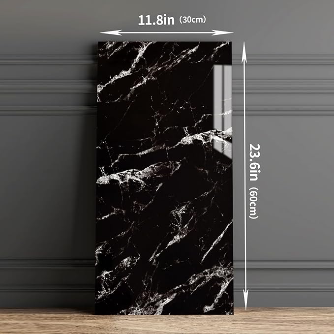 Haimin Wall Panels Peel and Stick 10 Pieces 23.6x11.8in Lightweight Backsplash - Image 4