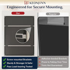 Keonjinn 72 x 36 Inch Black Bathroom Mirrors - Image 7