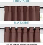 RYB HOME Blackout Curtains for Bedroom, Small Windows Shades Thermal Insulating - Image 4