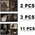 ANERZA 16 PCS Framed Dark Academia Room Decor, Gothic Home Decor, Moody Wall - Image 2