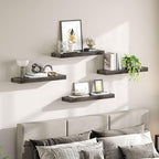 HOOBRO Floating Shelves for Wall, Wall Mounted Shelf Set of 2, 23.6" Hanging - Image 8