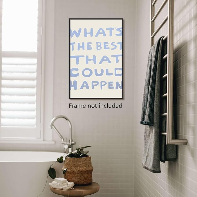 Yaasilinage Daily Reminder Positive Canvas Wall Art, Positive Affirmations Wall - Image 7
