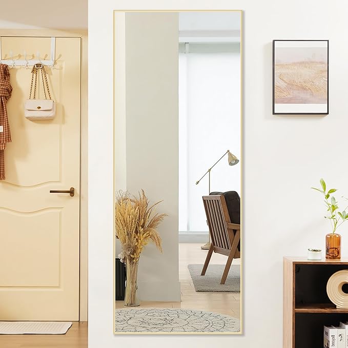 DUMOS Full Length Mirror 64"x21" Full Body Floor Mirror - Image 6