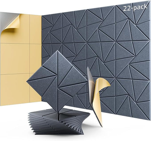 22 Pack Acoustic Panels, Sound Proof Foam Panels by LEIYER