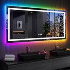 LOAAO 77"X36" LED Bathroom Mirror - Image 2
