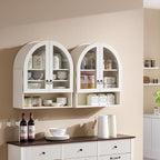 IFGET Bathroom Arched Wall Cabinet, 23.6'' Wide Medicine Cabinet - Image 3