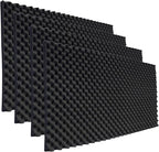 4 Pack Sound Proof Foam Panels for Walls, High Density Fire Resistant by Unknown