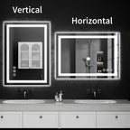 LED Bathroom Mirrors 24"x30" Bathroom Mirror - Image 9
