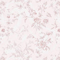 Ismoon Floral Wallpaper Peel and Stick Pink Stick on Wall Paper Vintage French by Ismoon
