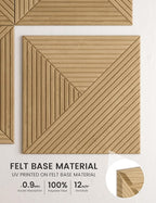 Fluxynara Large Felt Bulletin Board, Cork Board Alternative 70.87'' x 47.24'' - Image 3