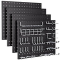 INCLY 70PCS Pegboard Wall Organizer, Garage Tool Storage, Workbench Organization by INCLY