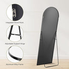 Sweetcrispy 64"x21" Arched Full Length Mirror, Leaning or Standing Full Body - Image 7