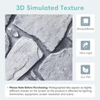 Commomy 3D Faux Stone Peel and Stick Wall Tiles - Image 4