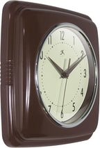 Infinity Instruments Square Retro Wall Clock - Image 2
