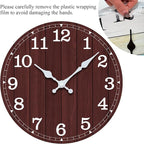Wall Clock, Modern Wall Clocks Battery Operated, Silent Non Ticking Small - Image 9