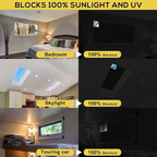 RUseeN Portable Blackout Shades Window Curtains, 100% Blackout Material - Image 4