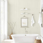 YXTII 20.8" x 196.8" Grasscloth Peel and Stick Wallpaper - Image 5