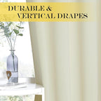 NICETOWN Beige Blackout Curtains - Image 4