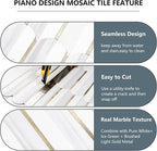 Vamos Tile Peel and Stick Backsplash Seamless Tile, 1-Sheet Stick on Backsplash - Image 3